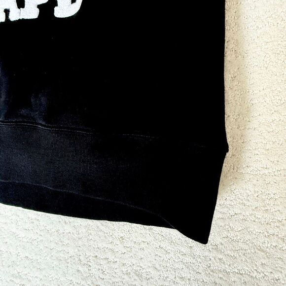A Bathing Ape BAPE 1st Camo College Crewneck Black Sweatshirt - US Men’s XL - Picture 5 of 12